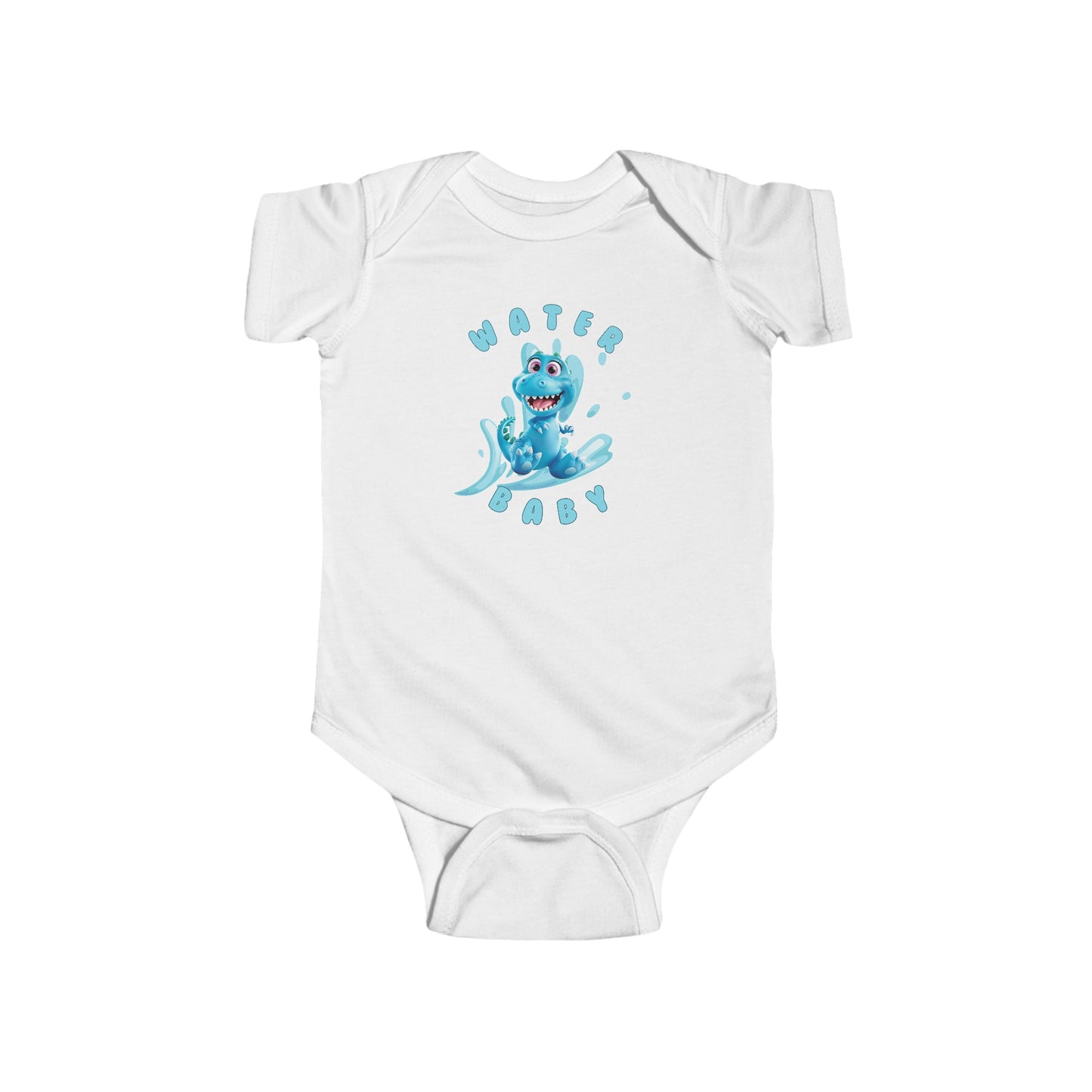 Water Baby - Dinosaur Splash Infant Bodysuit, Babygrow