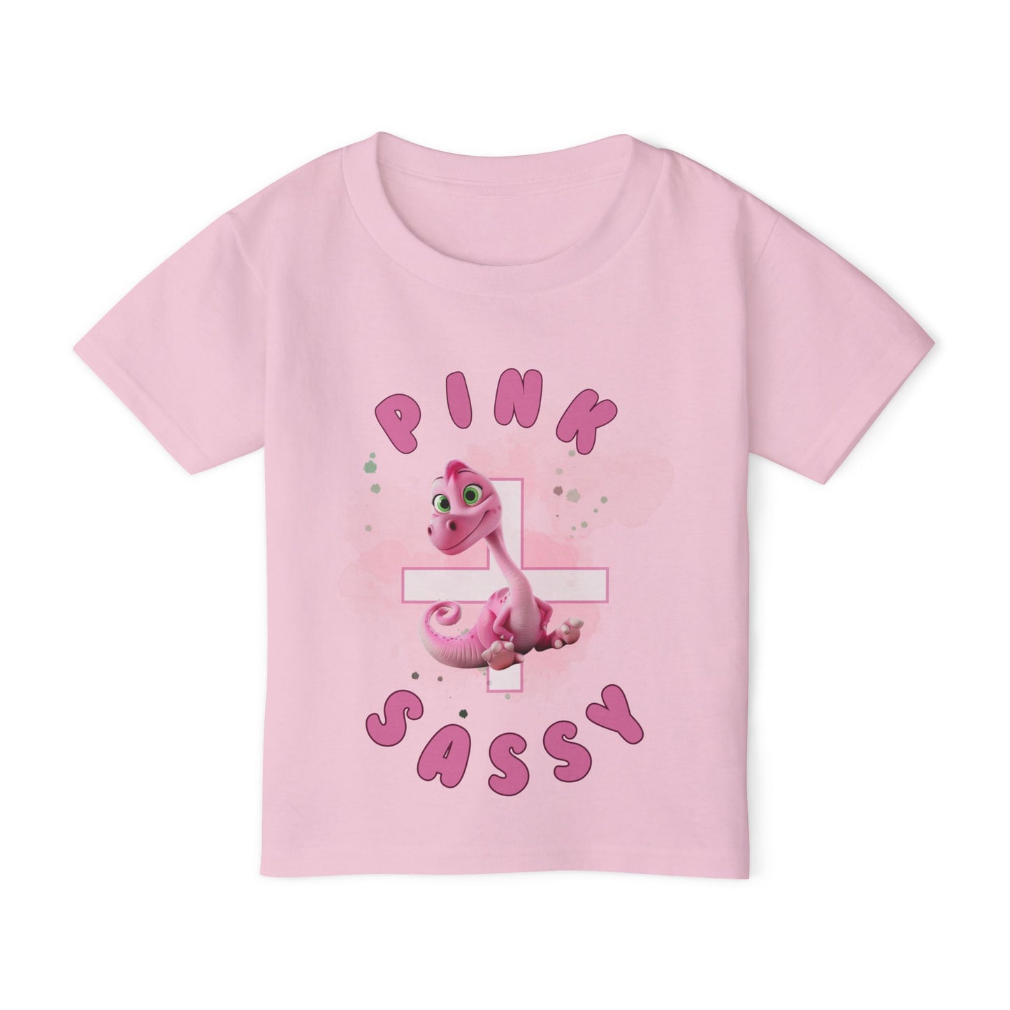 Pink + Sassy - Dinosaur Splash Kids T-Shirt