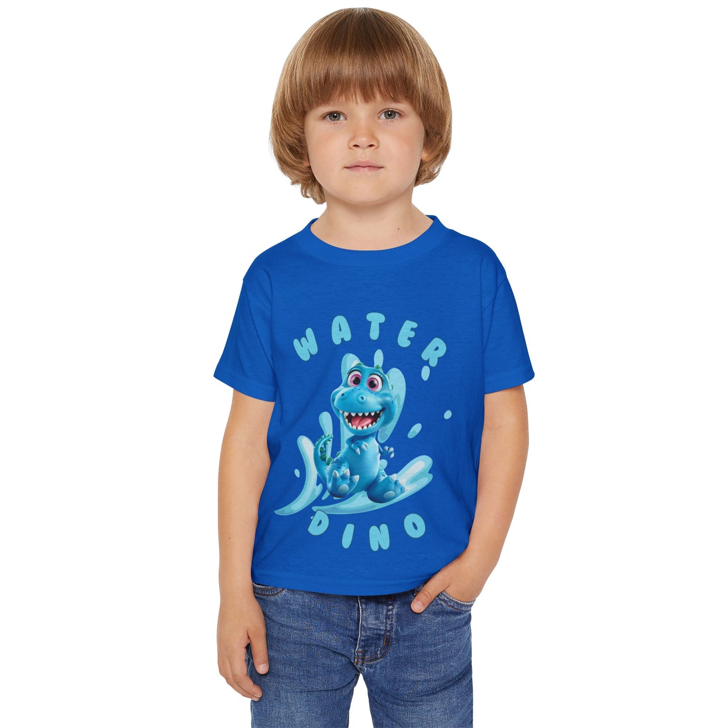 Water Dino - Dinosaur Splash Kids T-Shirt