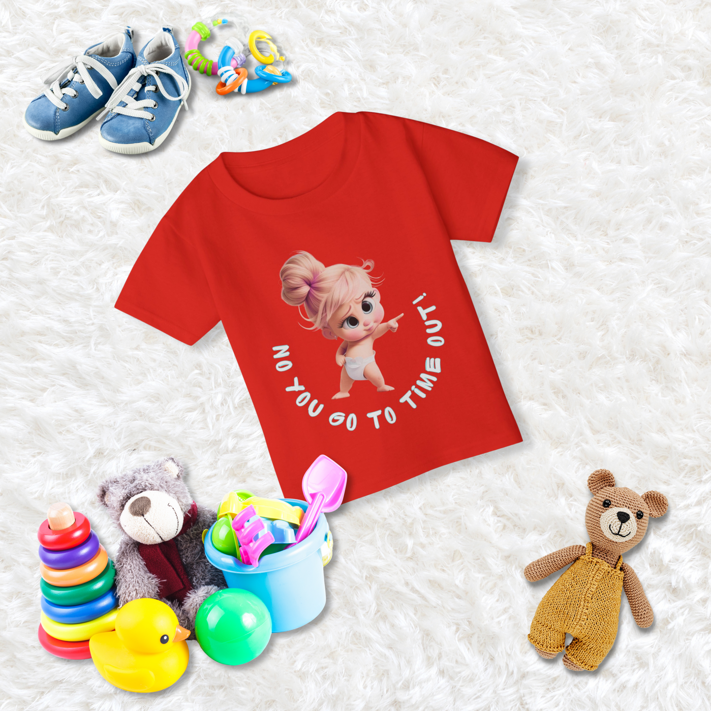 No You Go To Time Out - T-shirt for kids (1)