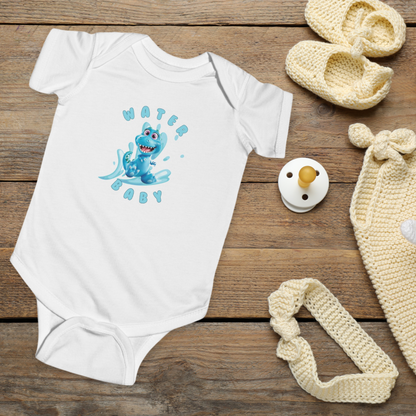 Water Baby - Dinosaur Splash Infant Bodysuit, Babygrow