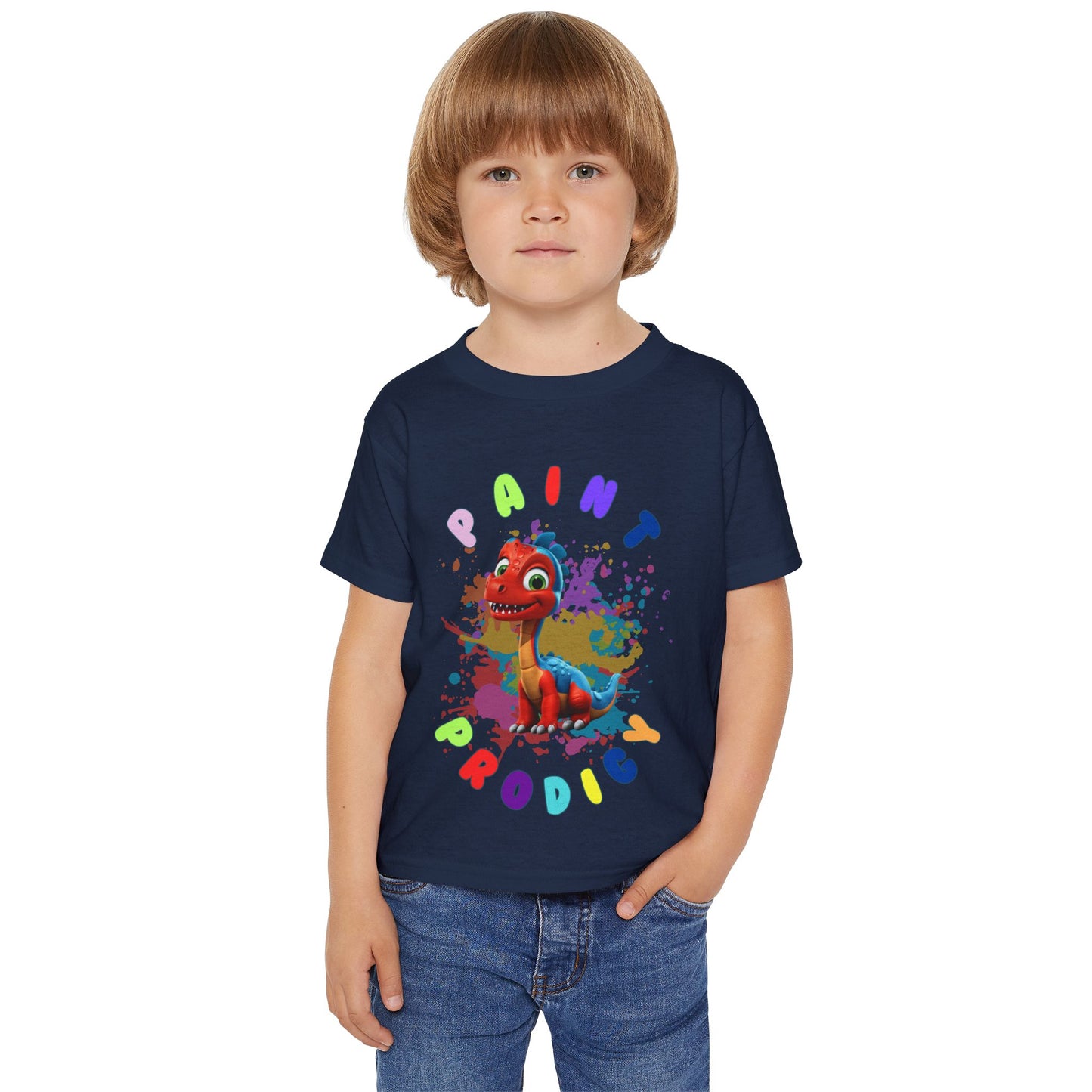 Paint Prodigy - Dinosaur Splash Kids T-Shirt