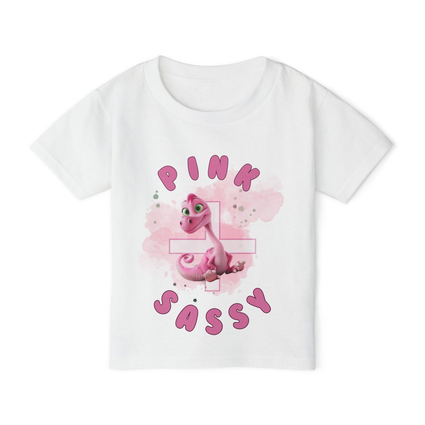 Pink + Sassy - Dinosaur Splash Kids T-Shirt