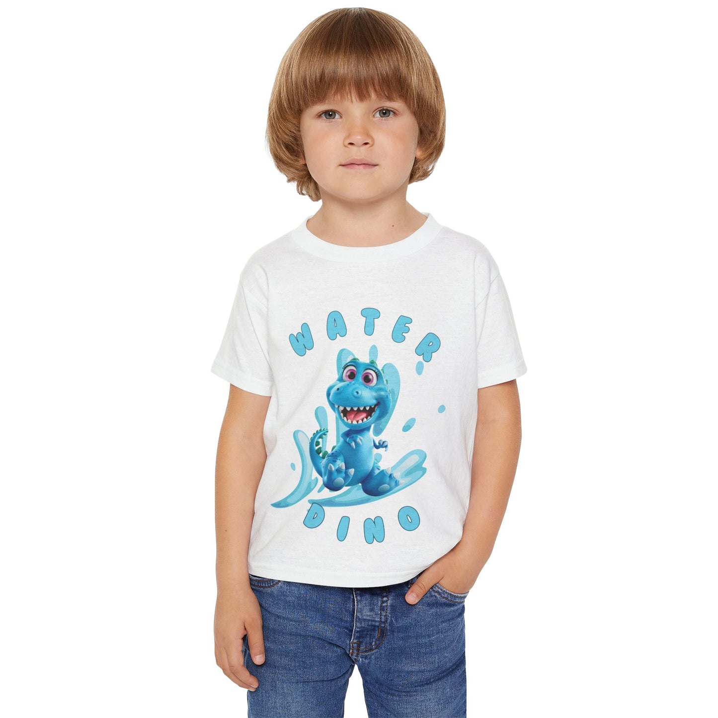 Water Dino - Dinosaur Splash Kids T-Shirt